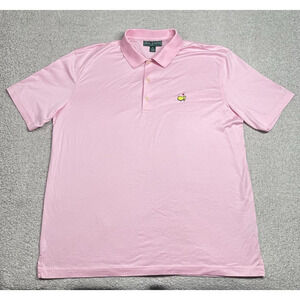 Masters Collection Polo Shirt Men XL Pink Club Golf Pima Cotton Augusta National